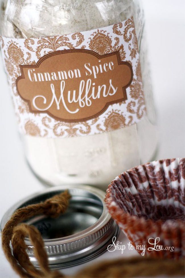 Cinnamon Spice Muffins {free label}