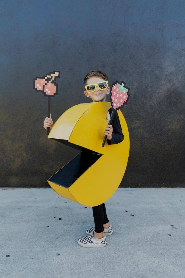DIY Kids Pac-Man Costume