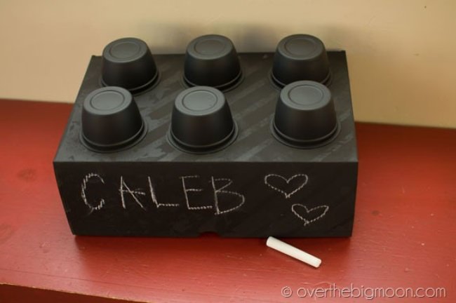 Chalkboard Lego Valentine Box