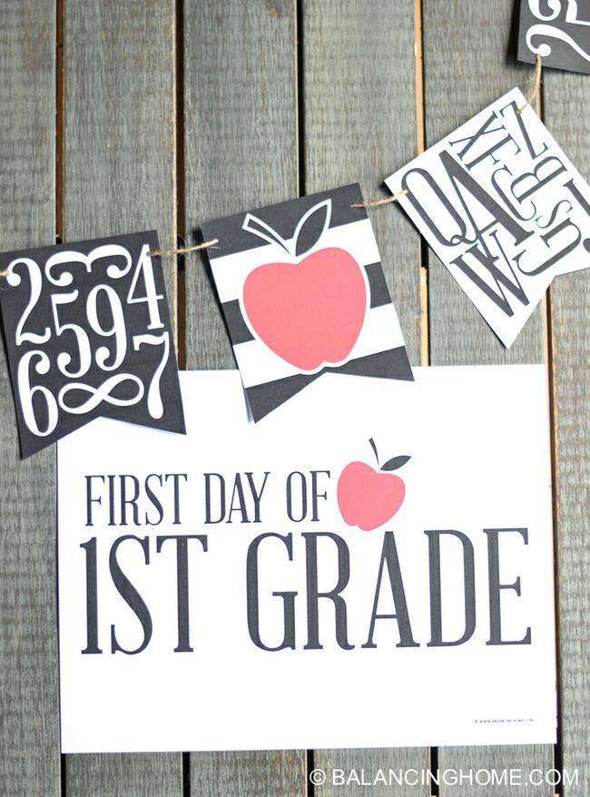 First Day of School Signs & Banner