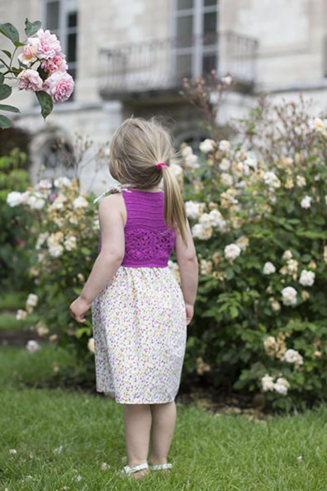 Crochet & Fabric Dress