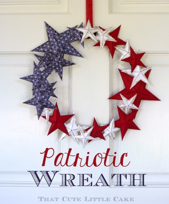 4th of July Patriotic Wreath