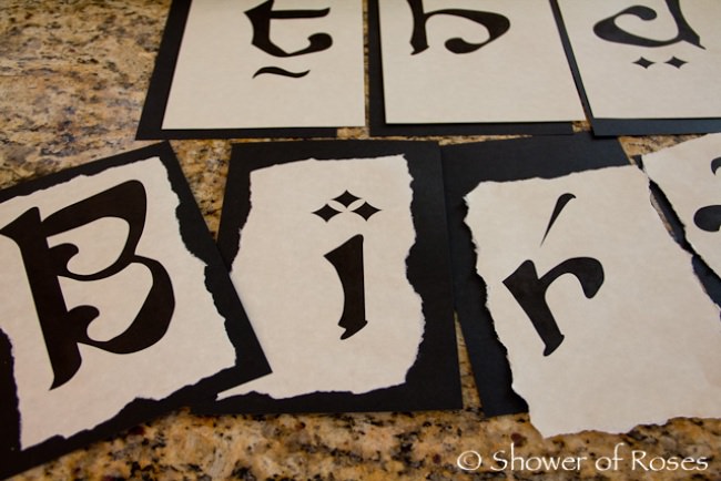 Hobbit Banner Printable