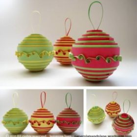 19 Home Made Christmas Ornaments {to make}