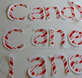 Candy Cane Banner {Tutorial}