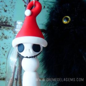 Jack Skellington Snowman Ornament {Handmade Christmas Ornaments}