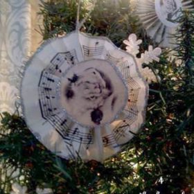 Sheet Music Ornament {Handmade Ornament}