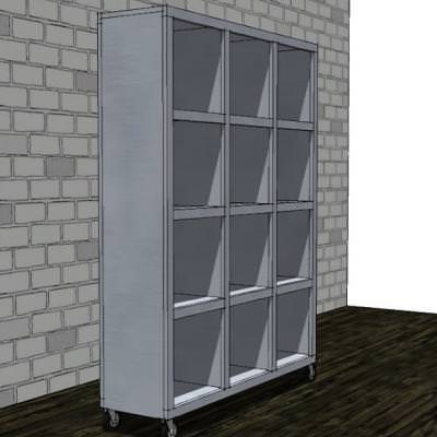 Bookcase Room Divider {step by step}
