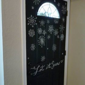 Chalkboard Entry Door {chalkboard}