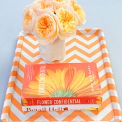 DIY Decorative Tray {Baskets & Trays}