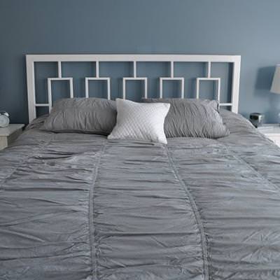 DIY Headboard {inspired by West Elm}