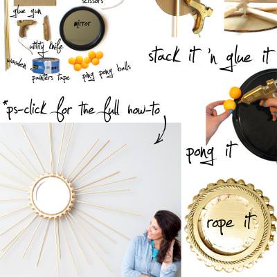 DIY Starburst Mirror {Mirrors}