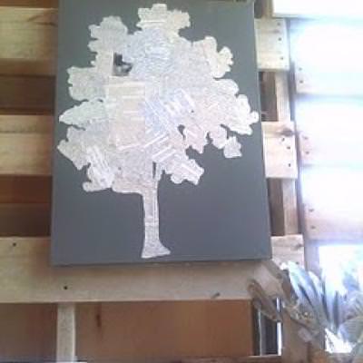 DIY Wall Art {Inspired by West Elm}
