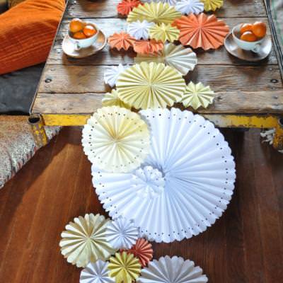 Eclectic Pinwheel Table Runner {Tablecloth}