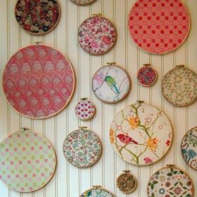 Embroidery Hoop Wall Art {DIY Wall Decor}