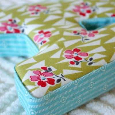 Fabric Letters {tutorial} – Tip Junkie