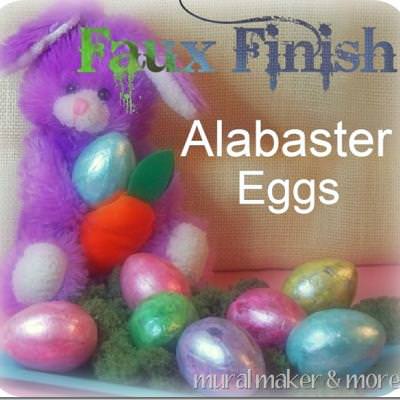 Faux "Alabaster" Easter Eggs