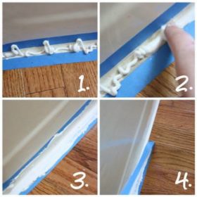 How To Caulk A Straight Line {how to caulk}