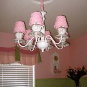 How to make a Teacup Chandelier {Trash to Treasure}