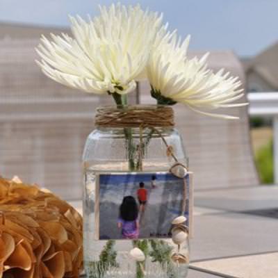 How to Make a Vacation Memory Vase {repurpose}