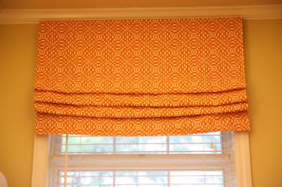 How to Make Faux Roman Shades