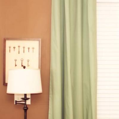 How To Make No Sew Panel Curtains Window Treatments Tip Junkie