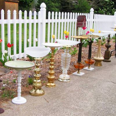 Lamp Birdbath Trash To Treasure Tip Junkie