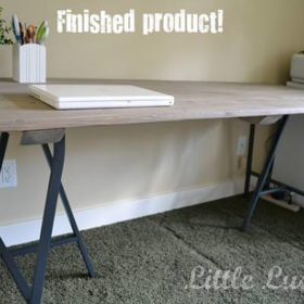 Make Your Own Craft Table {how to build a table}