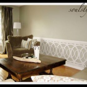 Modern Wainscoting {molding}