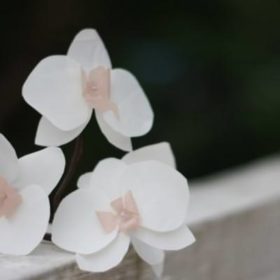 Orchid Napkin Ring {step by step}