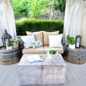 Patio Cabana Inspiration {outdoors}