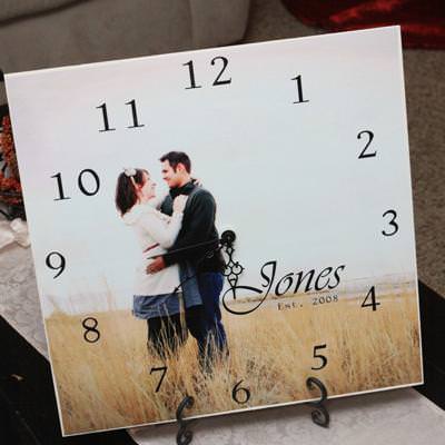 Personalized Picture Clock {Clocks}