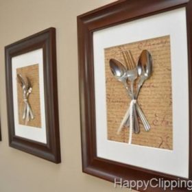 Silverware Wall Art {diy art}