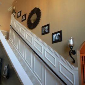 Staircase Moulding {Before and After}