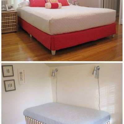 Upholstered Bedskirt {Beds}