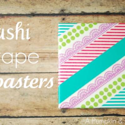 Washi Tape Coasters {step by step}