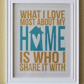 What I Love Most About My Home Printable {free printable}