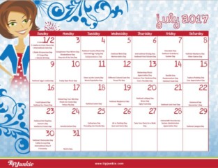 Fun and Wacky Holidays to Celebrate in July! [printable] – Tip Junkie