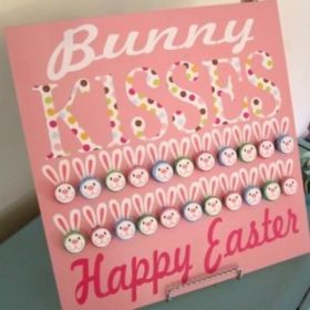 Bunny Kisses Countdown Calendar {Easter Fun}