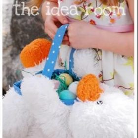 DIY Stuffed Animal Easter Baskets {Holiday Craft Tutorial}