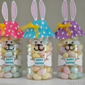 Easter Bunny Bottles {Easter Candy}