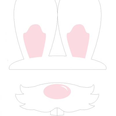 Easter Bunny Photo Props {Easter Pictures}