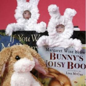 Honey Bunny Bookmark {easter craft}