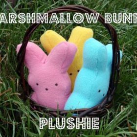 Marshmallow Bunny Plushies {Sewing}