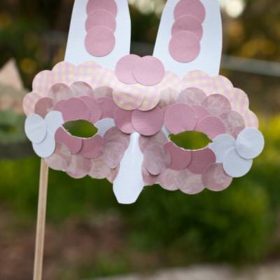 Paper Bunny Masks {Easter Crafts}