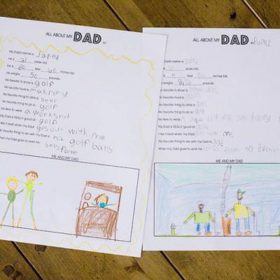 All About My Dad {Worksheet}