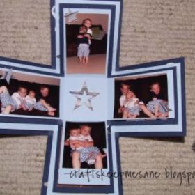 Fathers Day Explosion Photo Box {scrapbook}