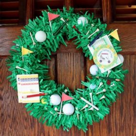 Father's Day Golf Wreath {Fathers Day Projects}