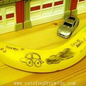 Banana Art {Kids Edible Crafts}