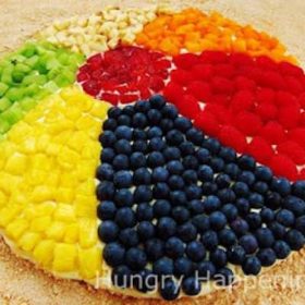 Beach Ball Fruit Pizza